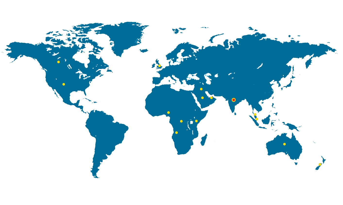 Exporting  quality Products to more than 55 countries since last 50 years